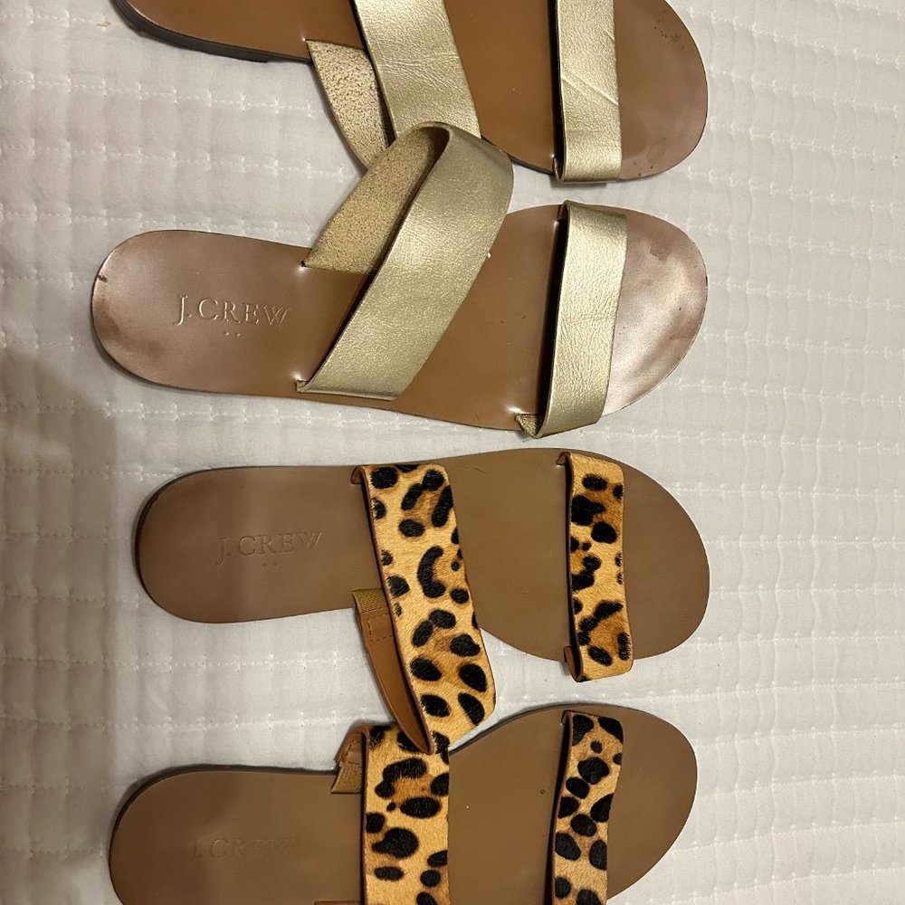 JCrew Sandals, Size 7